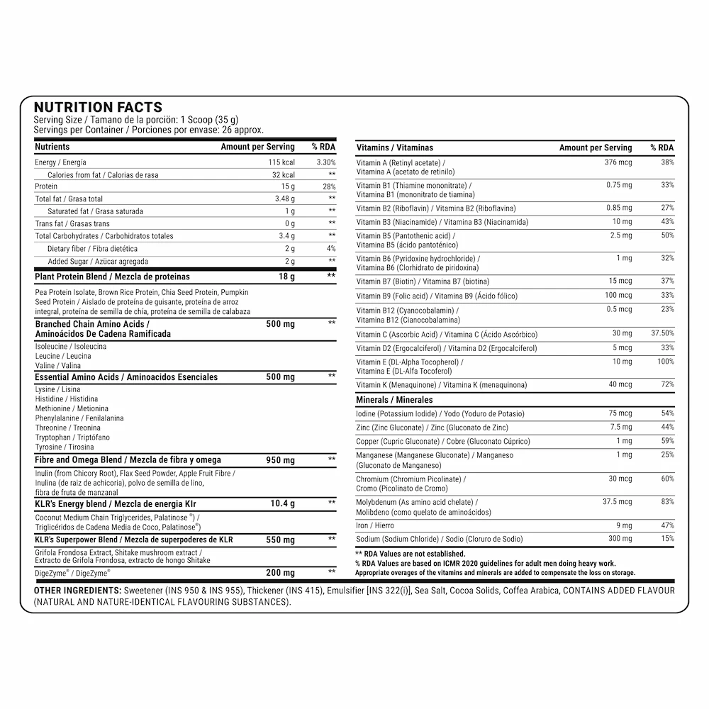 Plant Protein 2Lbs - Chocolate Truffle - 5